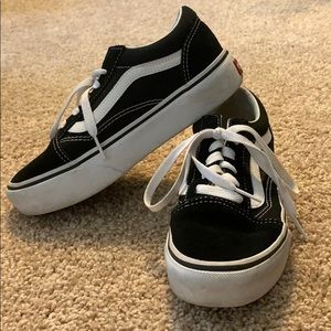 Vans Old Skool Platform Skate Shoe